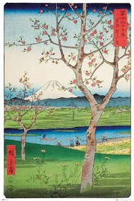 Αφίσα Hiroshige - The Outskirts of Koshigaya, Hiroshige Utagawa