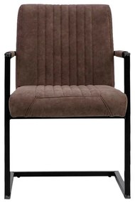 Καρέκλα Τραπεζαρίας Evita Fylliana Taupe 55x47x85 εκ. 2αδα