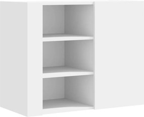 vidaXL Ντουλάπι Τοίχου Λευκό 75 x 35 x 60 εκ. από Επεξεργασμένο Ξύλο