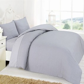 Παπλωματοθήκη 830 Grey Viopros Single Cotton-Polyester