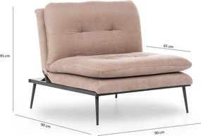 Wing Chair Martin Solo - Mink GR121 Mink