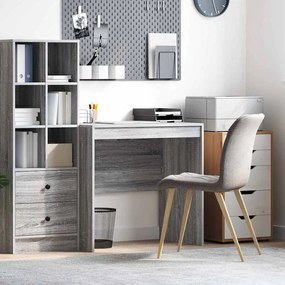 vidaXL Γραφείο Γκρι sonoma 80 x 50 x 76 εκ. Επεξεργασμένο ξύλο