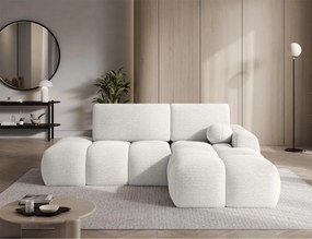 Γωνιακός Καναπές Vitalo-Λευκό-Δεξιά