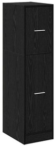 vidaXL Φαρμακοποιϊκή Ντουλάπα Μαύρη δρυς 30 x 41 x 118 εκ.