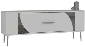 Έπιπλο Τηλεόρασης Retrop 475OLV2952 120x26,4x48,2cm White-Silver