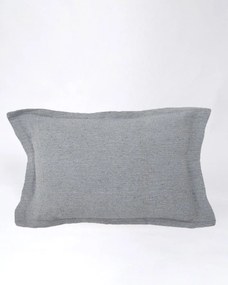 Διακοσμητική Oxford Μαξιλαροθήκη Nairi 50x70+3cm Γκρι απαλό