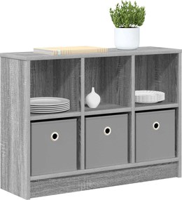 vidaXL Πλαϊνό γραφείο Γκρίζο Σονομα 73,5 x 22,5 x 53,5 εκ