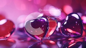 Intra Συλλεκτικό Ξύλινο Παζλ Plywood 4mm - Floating Heart Crystals - Puzzle με Θέμα Abstract Photography Σε Ξύλινο Κουτί - Διαστάσεις Puzzle: 10x10 cm – 25 κομμάτια