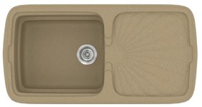 Sanitec Classic 306 Metallic Cream Νεροχύτης