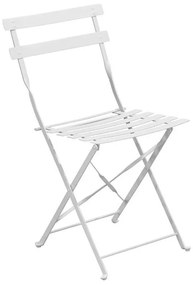 Καρέκλα Πτυσσόμενη Ζαππείου Ε5174,6 40x51x77cm White