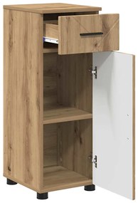 vidaXL Σετ Επίπλων Μπάνιου με συρτάρι με ράφι 3 pcs Artisan Oak