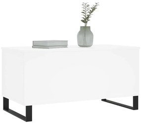 vidaXL Τραπεζάκι Σαλονιού Λευκό 90x44,5x45 εκ. από Επεξεργασμένο Ξύλο
