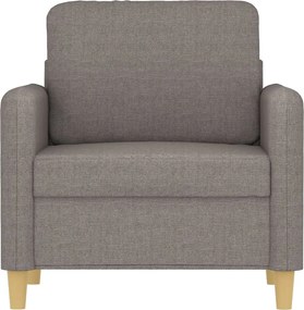 vidaXL Πολυθρόνα Taupe 60 εκ. Υφασμάτινη