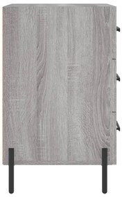 vidaXL Κομοδίνο Γκρι Sonoma 40 x 40 x 66 εκ. από Επεξεργασμένο Ξύλο
