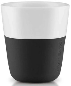 Φλυτζάνια Espresso Πορσελάνινα (Σετ 2Τμχ) 501001 80ml Black Eva Solo Πορσελάνη,Σιλικόνη