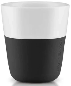 Φλυτζάνια Espresso Πορσελάνινα (Σετ 2Τμχ) 501001 80ml Black Eva Solo Πορσελάνη,Σιλικόνη
