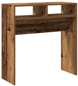 vidaXL Τραπεζάκι Κονσόλα Παλιό Ξύλο 78 x 30 x 80 εκ. από Μοριοσανίδα