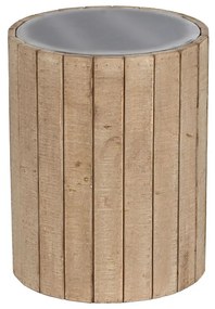 Βοηθητικό Τραπέζι Home ESPRIT Φυσικό Έλατο Ξύλο MDF 36 x 36 x 45 cm