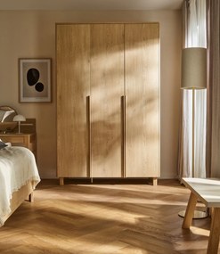 Ντουλάπα Wellys Τρίφυλλη-Χωρίς καθρέπτη