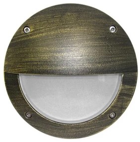 Απλίκα Φωτιστικό Τοίχου IP54 G9 11W LED Σκίαστρο Μπρούτζινο 3-972271 Lumen-3-972271-Ορείχαλκος 3-972271