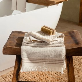 Stewehome Πετσέτα χεριών από μπαμπού φυσική Μπεζ 45x45 cm
