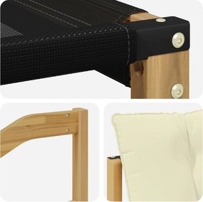 vidaXL Σειρά Καναπέ Εξωτερικού με μαξιλάρι 7 pcs Λευκό και Κρεμ
