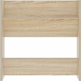 vidaXL Παπουτσοθήκες 2 τεμ. Sonoma Δρυς 60 x 18 x 60 εκ. Μοριοσανίδα
