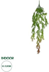 Artificial Garden HANGING CYPRESS 20822 Τεχνητό Διακοσμητικό Κρεμαστό Φυτό Κυπαρίσσι Μ25 x Π15 x Υ80cm Globostar-20822-Πράσινο 20822