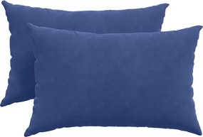 vidaXL Μαξιλάρι Καναπέ 2 pcs Μπλε Αστυνομίας 60 x 40 cm