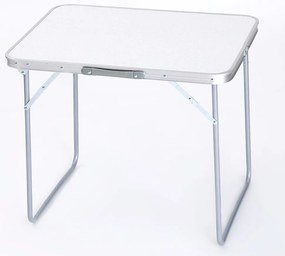 Τραπέζι Σπαστό ArteLibre BLISS Λευκό Αλουμίνιο 70x50x60cm-14660083