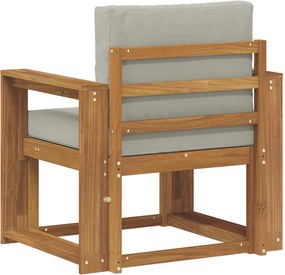 vidaXL Εξωτερικός καναπές Στερεό Ξύλο Ακακίας και Πολυεστέρ