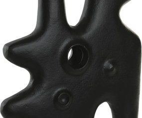 Βάζο Home ESPRIT Μαύρο Αλουμίνιο Αφηρημένο Σύγχρονη 30 x 5 x 40 cm