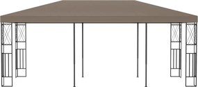 vidaXL Κιόσκι Taupe 6 x 3 μ. Ύφασμάτινο