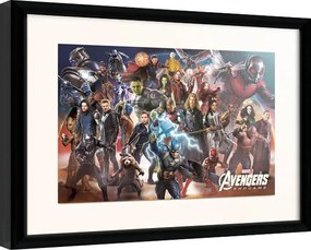 Αφίσα σε κορνίζα Avengers: Endgame - Line Up
