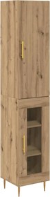vidaXL Highboard 2 pcs Artisan Oak 34,5 x 34 x 180 εκ.