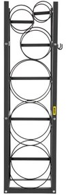 VEVOR Refrigerant Tank Rack Cylinder Tank Rack with 3-30lb and 3 Small Bottles