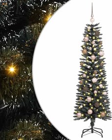 vidaXL Τεχνητό Χριστουγεννιάτικο Δέντρο με 150 LED Πράσινο 150 cm