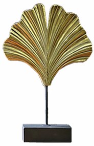 Διακοσμητική Επιτραπέζια Αχιβάδα Κεραμική Χρυσή-Μαύρη Art Et Lumiere 30x8x35,5εκ. 10589