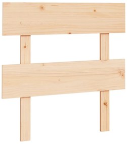 vidaXL Κεφαλάρι Κρεβατιού 93,5 x 3 x 81 εκ. από Μασίφ Ξύλο Πεύκου