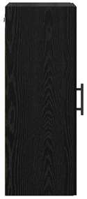 vidaXL Επιτοίχιο ντουλάπι Μαύρη Οξυά 34,5 x 34 x 90 εκ.