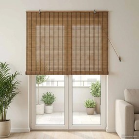 vidaXL Ρόλερ (στόρι) Καφέ 160 x 220 cm Μπαμπού