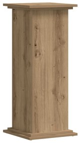 vidaXL Βάσεις Φυτών Αρτισιανή Δρυς 33x33x80 εκ. Επεξ. Ξύλο