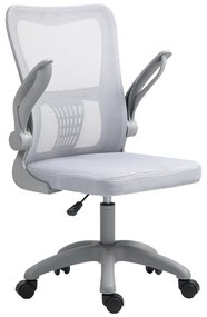 Καρέκλα γραφείου εργασίας Annalise pakoworld mesh γκρι 57x53x100εκ (1 τεμάχια)