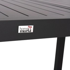 Τραπέζι Επεκτεινόμενο KRUM C6277.03 Αλουμίνιο Σκούρο Γκρί 160-240x90x73Υ εκ. 160x90x73 εκ.