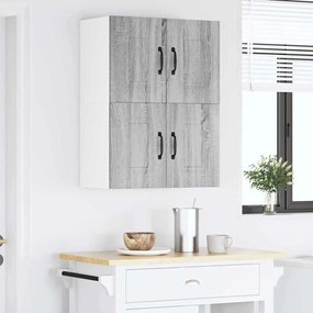vidaXL Πάνελ πλυντηρίου πιάτων Kalmar 2 pcs Γκρίζο Σονομα