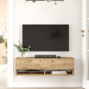 Έπιπλο Τηλεόρασης ArteLibre BEXLEY Πεύκο Μοριοσανίδα 100x31.6x29.6cm-15350043