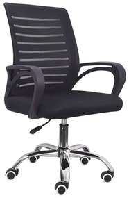 A900 ΜΑΥΡΟ MESH ΠΟΛΥΘΡΟΝΑ ΓΡΑΦΕΙΟΥ 63Χ51Χ43-89/53-99εκ. ZITA PLUS 63Χ51Χ43-89/53-99εκ.