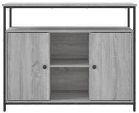 vidaXL Μπουφές Γκρι Sonoma 100x35x80 εκ. από Επεξεργασμένο Ξύλο