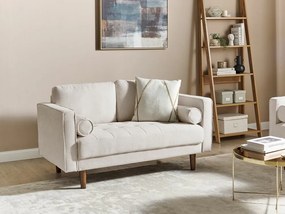 Καναπές Berwyn 1733, Beige, 140x74x78cm, Πόδια: Ξύλο,Καουτσούκ, Ευκάλυπτος