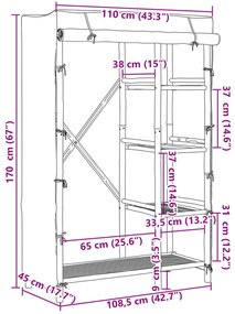 ΝΤΟΥΛΑΠΑ 110 X 45 X 170 ΕΚ. ΜΠΑΜΠΟΥ 368043